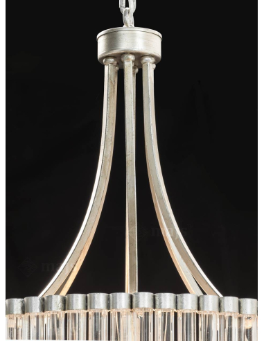 Kryształowy żyrandol glamour vintage duży 56 cm