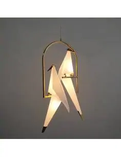 Złota lampa wisząca... 2