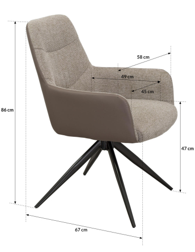 Zestaw do jadalni Evelina stół 160x120 + 4 krzesła tapicerowane