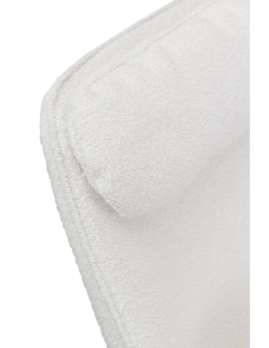 Duży rozkładany stół 240cm ceramiczny blat i 6 obrotowych krzeseł kubełkowych boucle