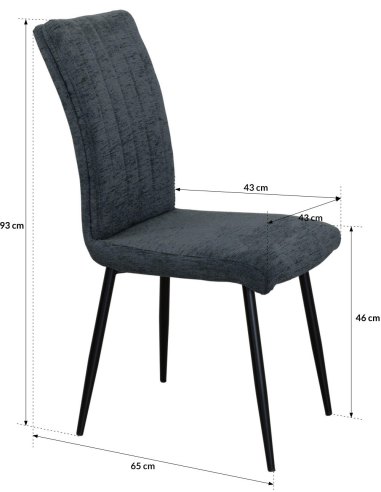 Zestaw dużego stołu 180x80 cm ze szklaną wstawką i 6 krzesłami tapicerowanymi