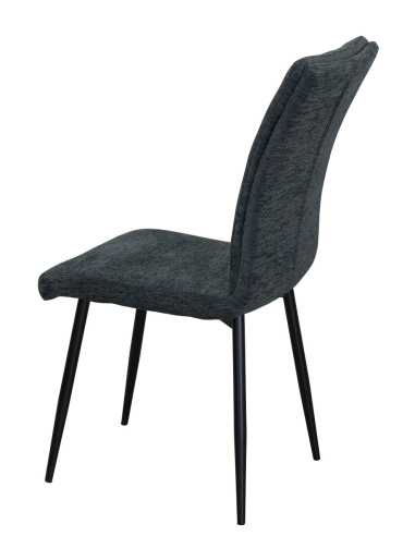 Zestaw dużego stołu 180x80 cm ze szklaną wstawką i 6 krzesłami tapicerowanymi