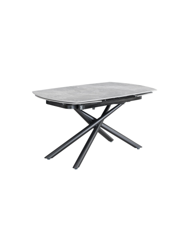 Zestaw do jadalni z rozkładanym stołem i nowatorskim obrotowym mechanizmem oraz 4 krzesłami