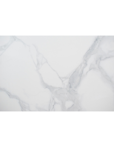 Zestaw do jadalni i sali konferencyjnej: duży stół ceramiczny 160-240 cm + 8 foteli obrotowych bouclé białych