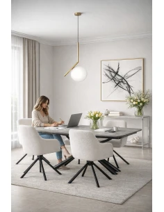 Lampa wisząca w złotym... 2