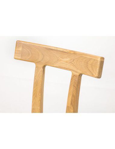 Zestaw do jadalni: okrągły stół jesionowy 137 cm + 4 krzesła dębowe tapicerowane loft modern