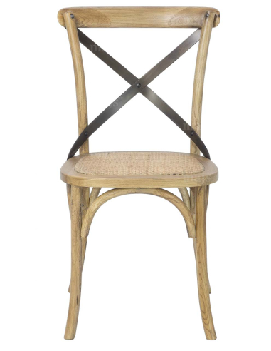 Zestaw do jadalni: stół jesionowy 160x90 z rattanem + 4 krzesła dębowe gięte z rattanowym siedziskiem